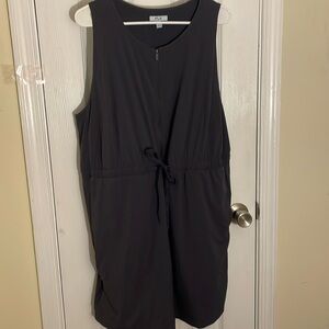 FLX Sport Black Stretch Skort Dress with Zip Pocket 1X
